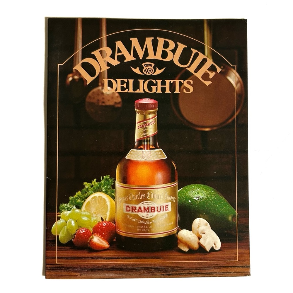 Vintage Drambuie Delights Whisky Recipes and Pairings Booklet Mixology Cookbook